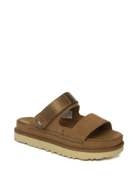 Sandalo camoscio chestnut UGG | GOLDENSTAR GLIDECAM-CHE